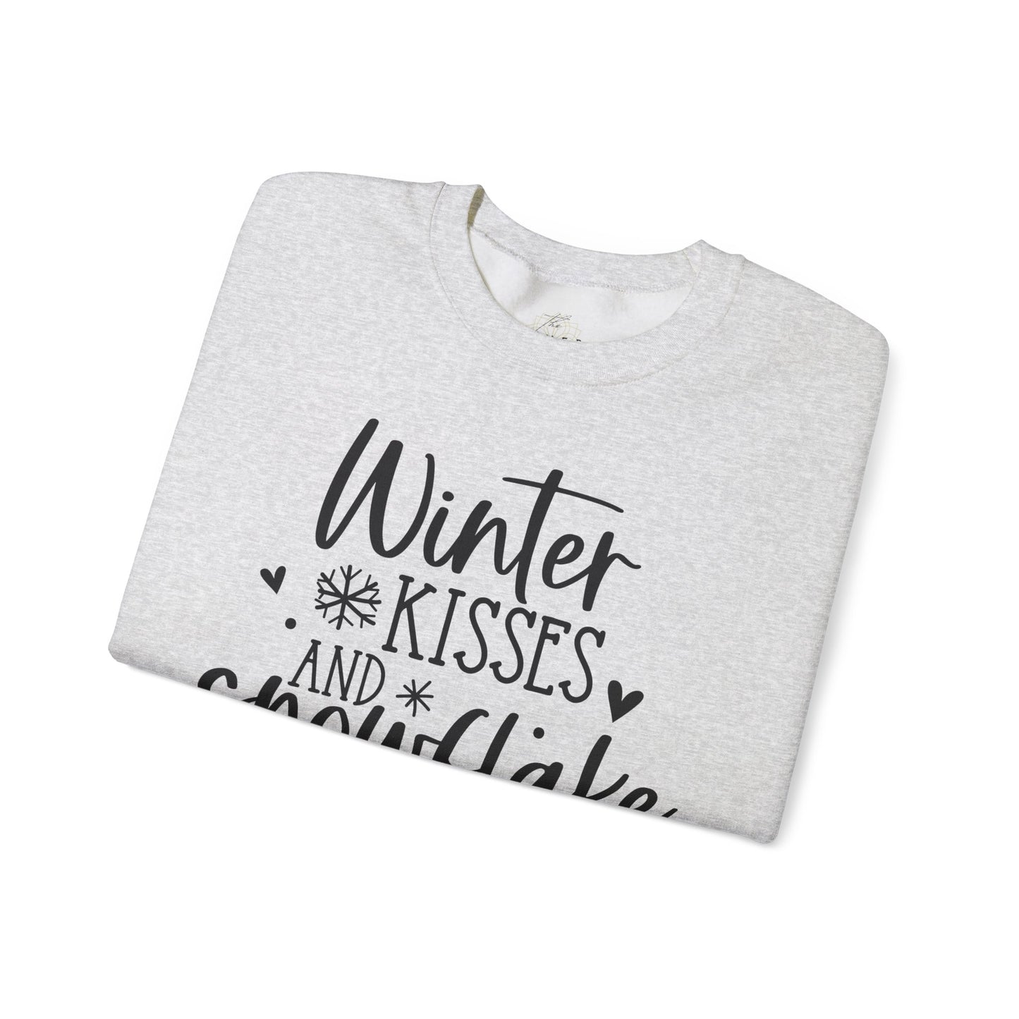 Winter Kisses Snowflake Wishes Winter/Fall Sweatshirt