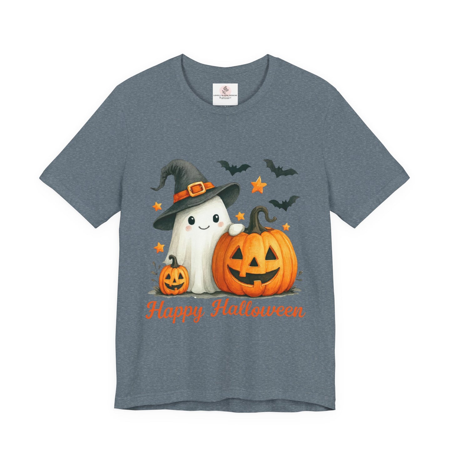 Halloween Ghost Tee, Funny Ghost Shirt, Unisex Halloween T-Shirt, Pumpkin Tee, Spooky Season Apparel, Cute Halloween Gift