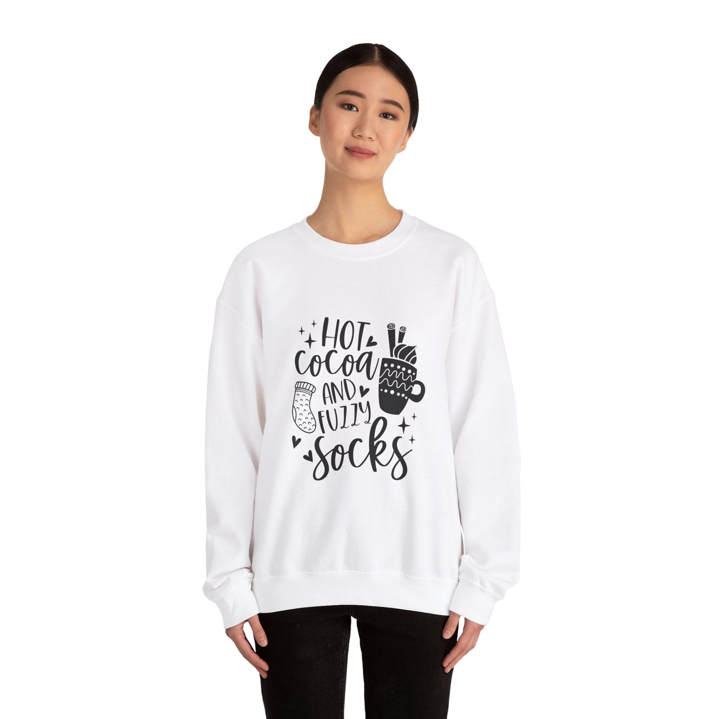Hot Cocoa and Fuzzy Socks Winter/Fall Sweatshirt