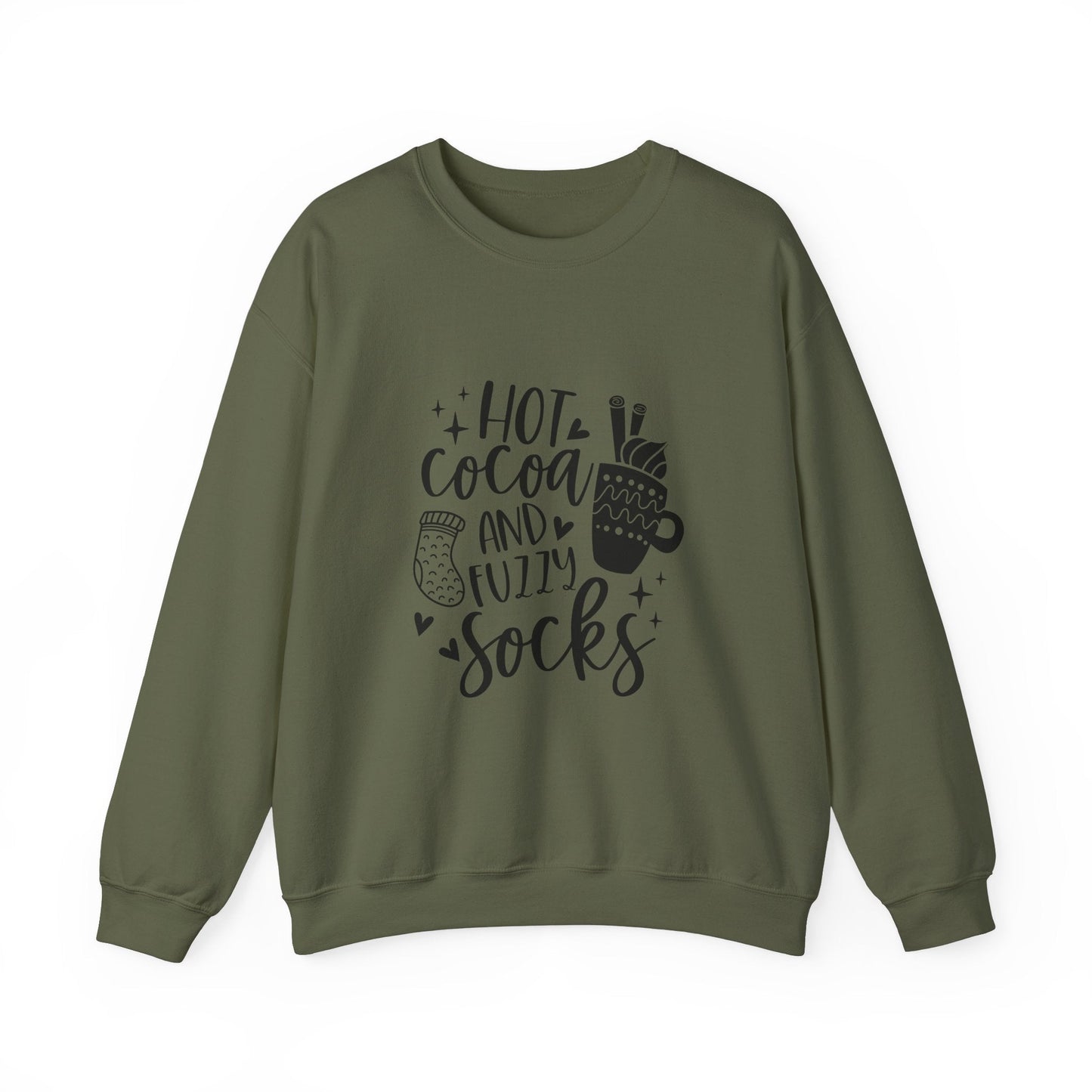 Hot Cocoa and Fuzzy Socks Winter/Fall Sweatshirt