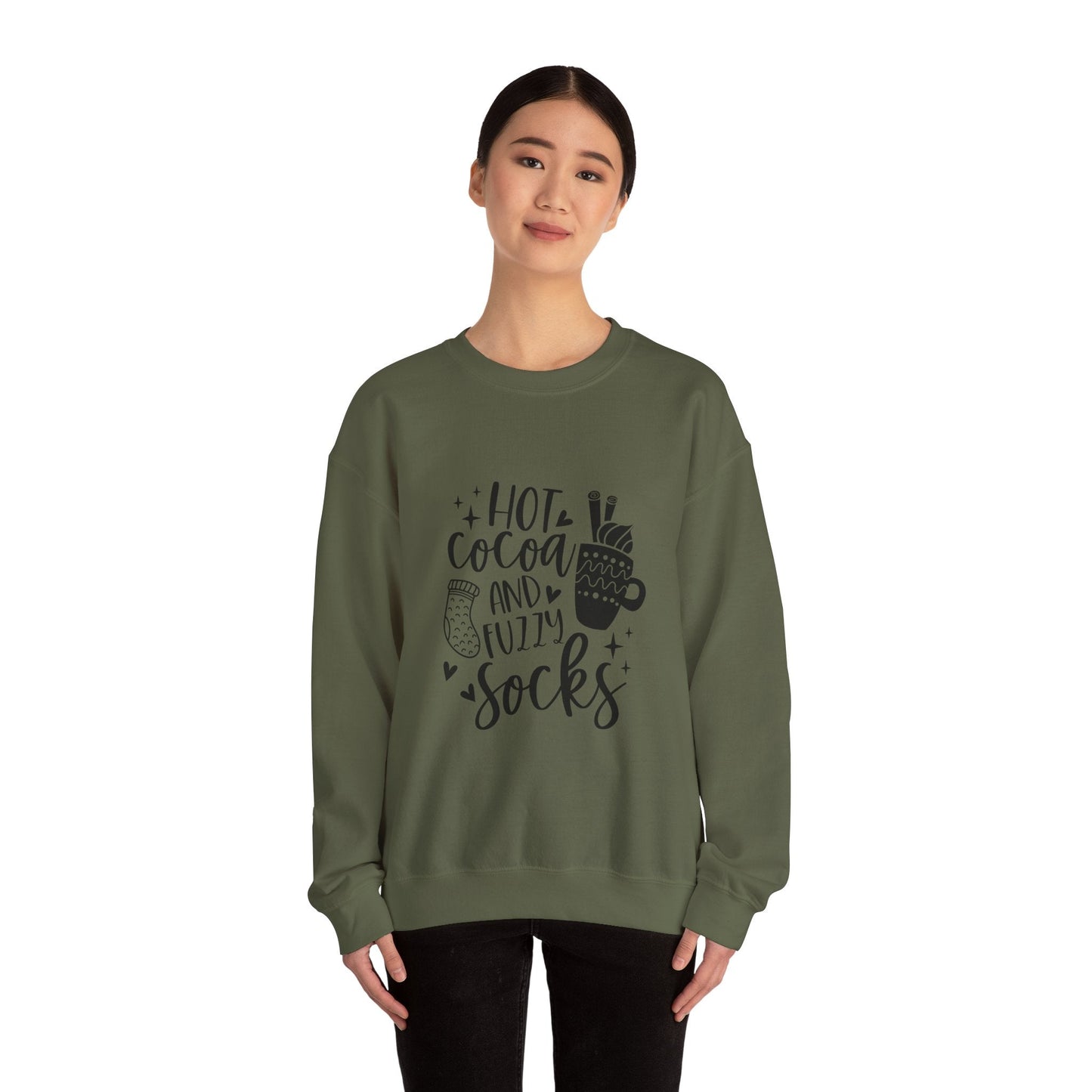 Hot Cocoa and Fuzzy Socks Winter/Fall Sweatshirt