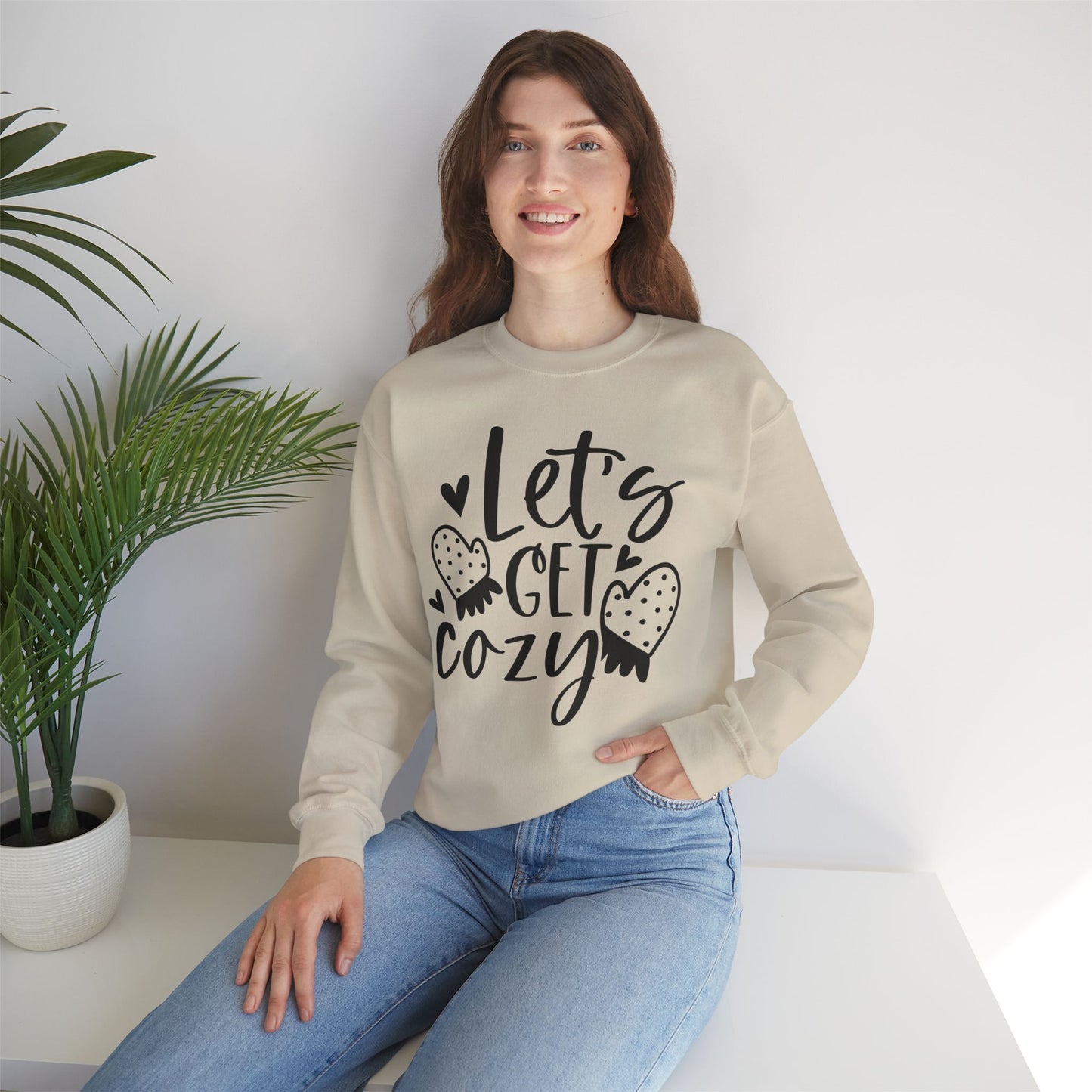 Let's Get Cozy Winter/Fall Sweatshirt