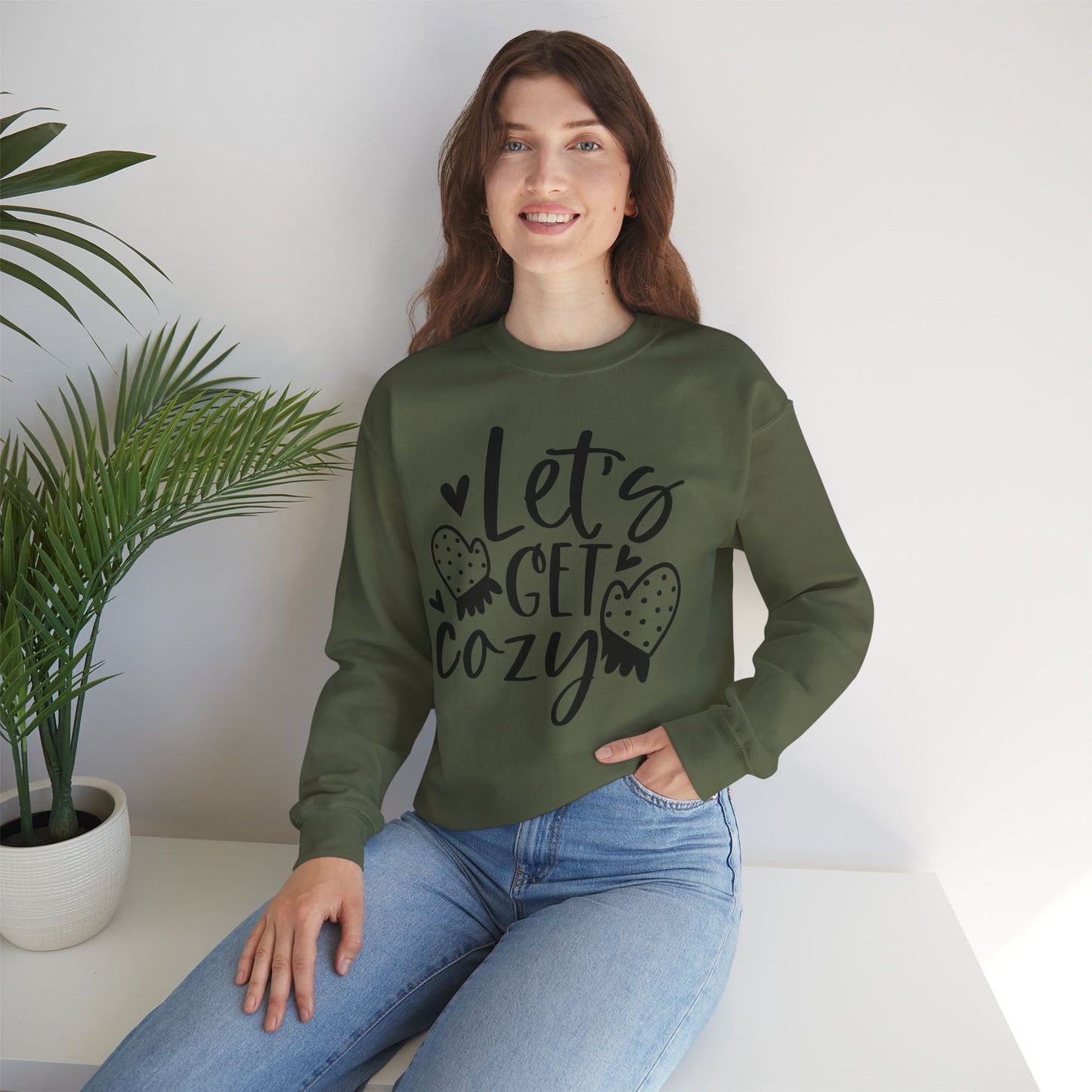 Let's Get Cozy Winter/Fall Sweatshirt