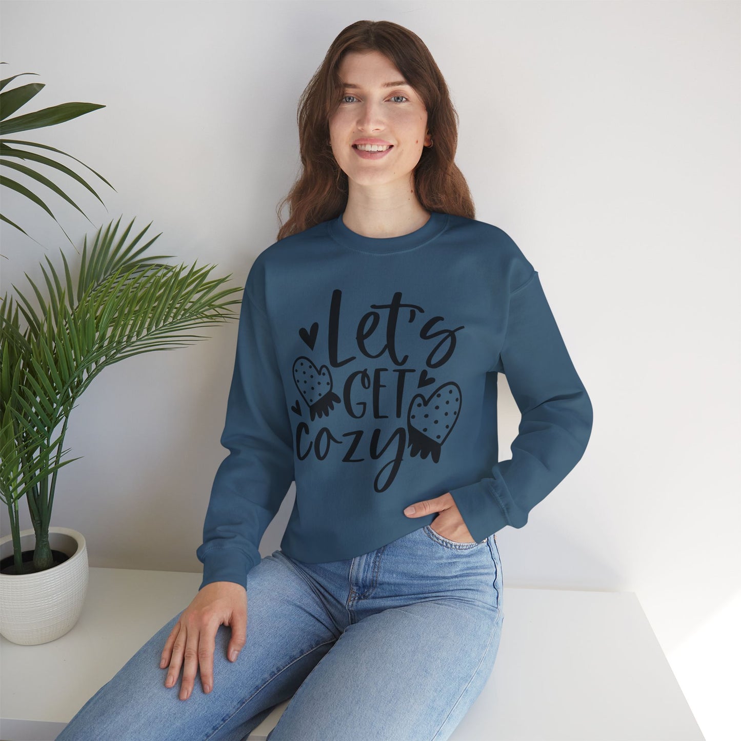 Let's Get Cozy Winter/Fall Sweatshirt