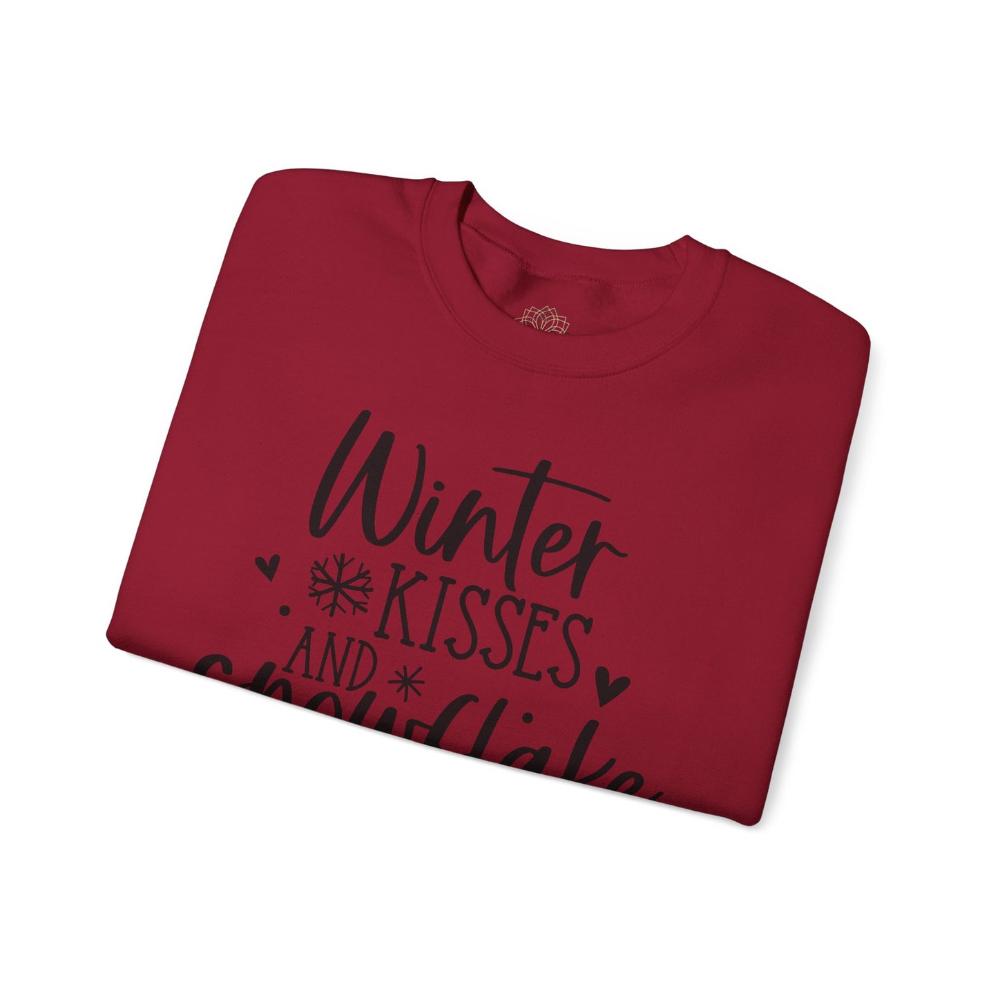 Winter Kisses Snowflake Wishes Winter/Fall Sweatshirt