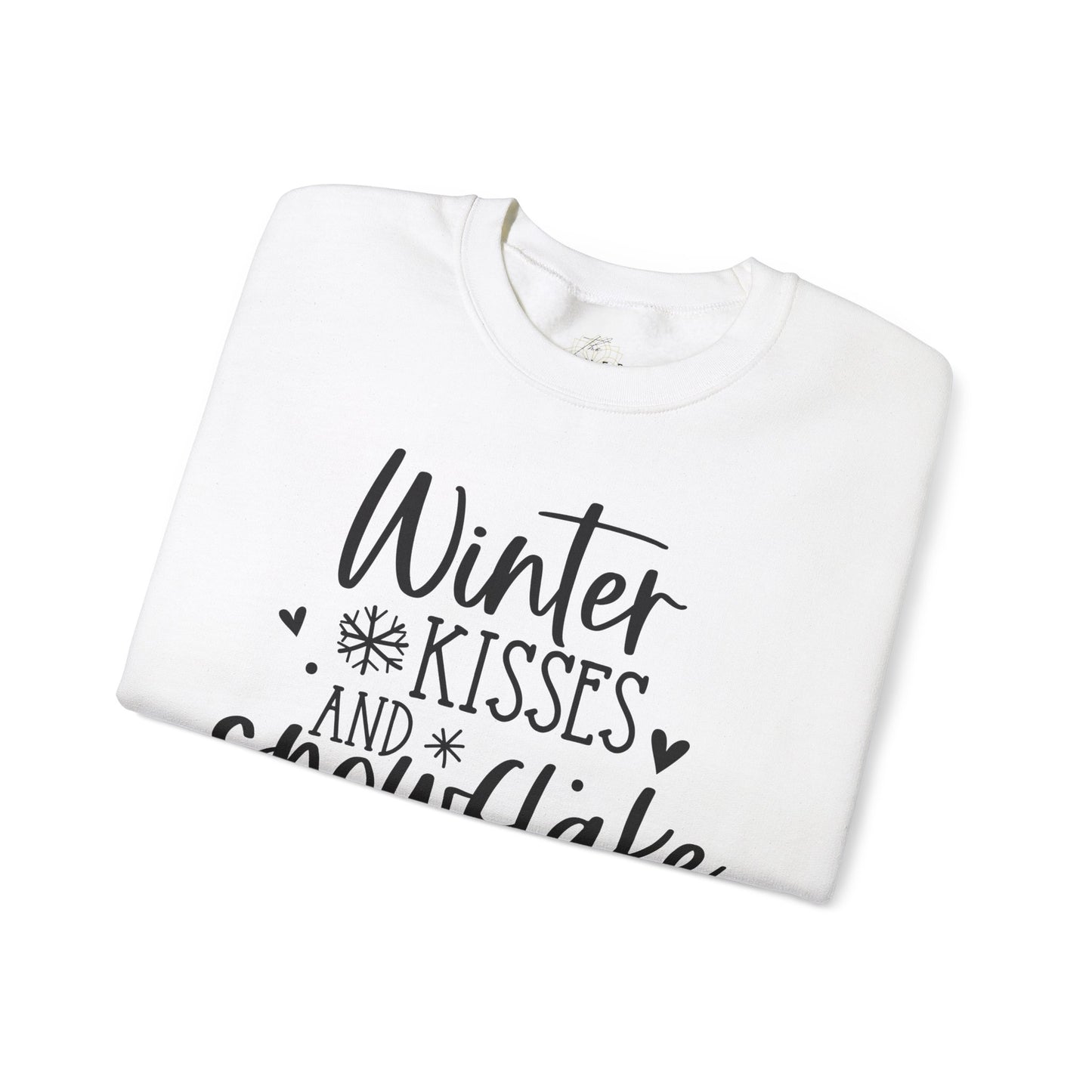 Winter Kisses Snowflake Wishes Winter/Fall Sweatshirt