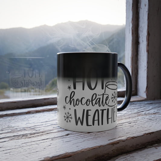 Hot Chocolate Weather Morphing Mug, 11oz