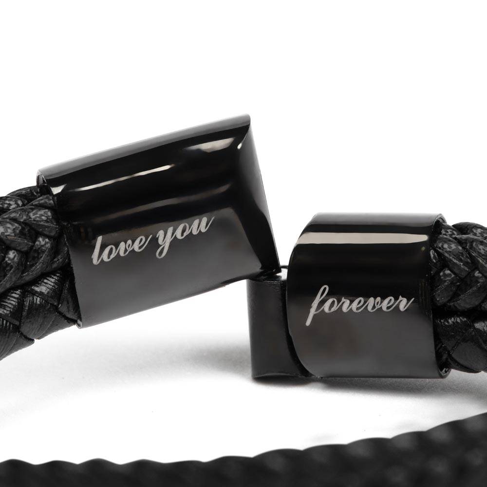 To My Son, Never Forget How Much I Love You- Love You Forever Bracelet